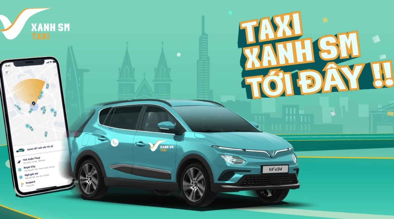 BLUE SM IS THE FIRST 100% PURE ELECTRIC TAXI COMPANY IN VIETNAM