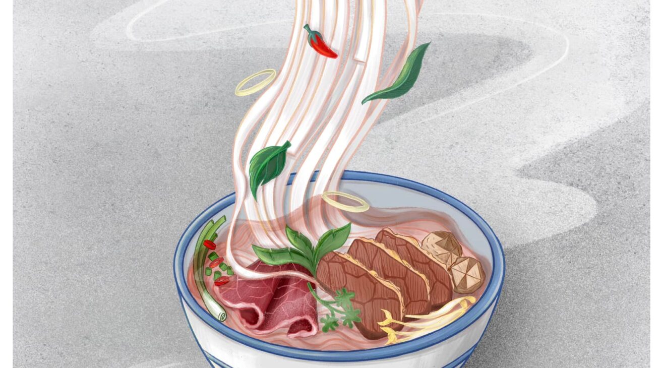 Dậy sớm cùng Thành phố ăn Phở