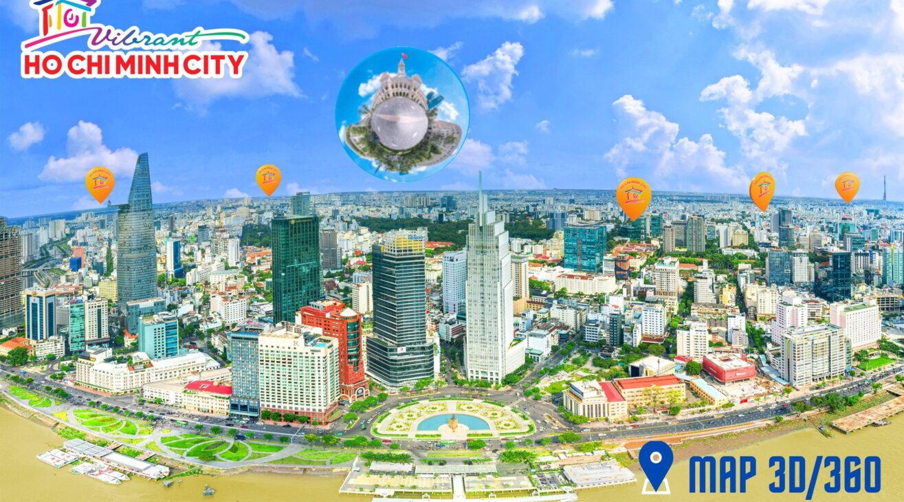 HO CHI MINH CITY 3D/360 MAP: EXPLORE LIKE A LOCAL