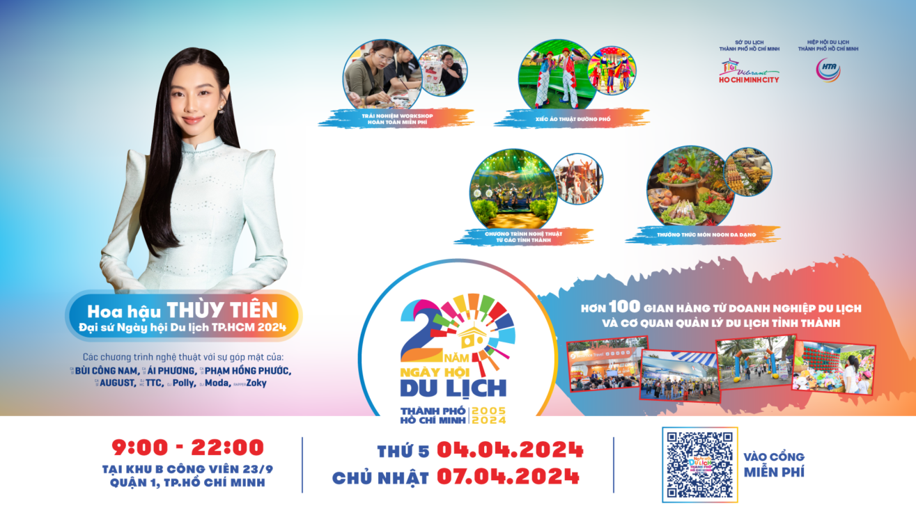 SCHEDULE AND DIAGRAM OF THE 20TH HO CHI MINH CITY TOURISM FESTIVAL 2024