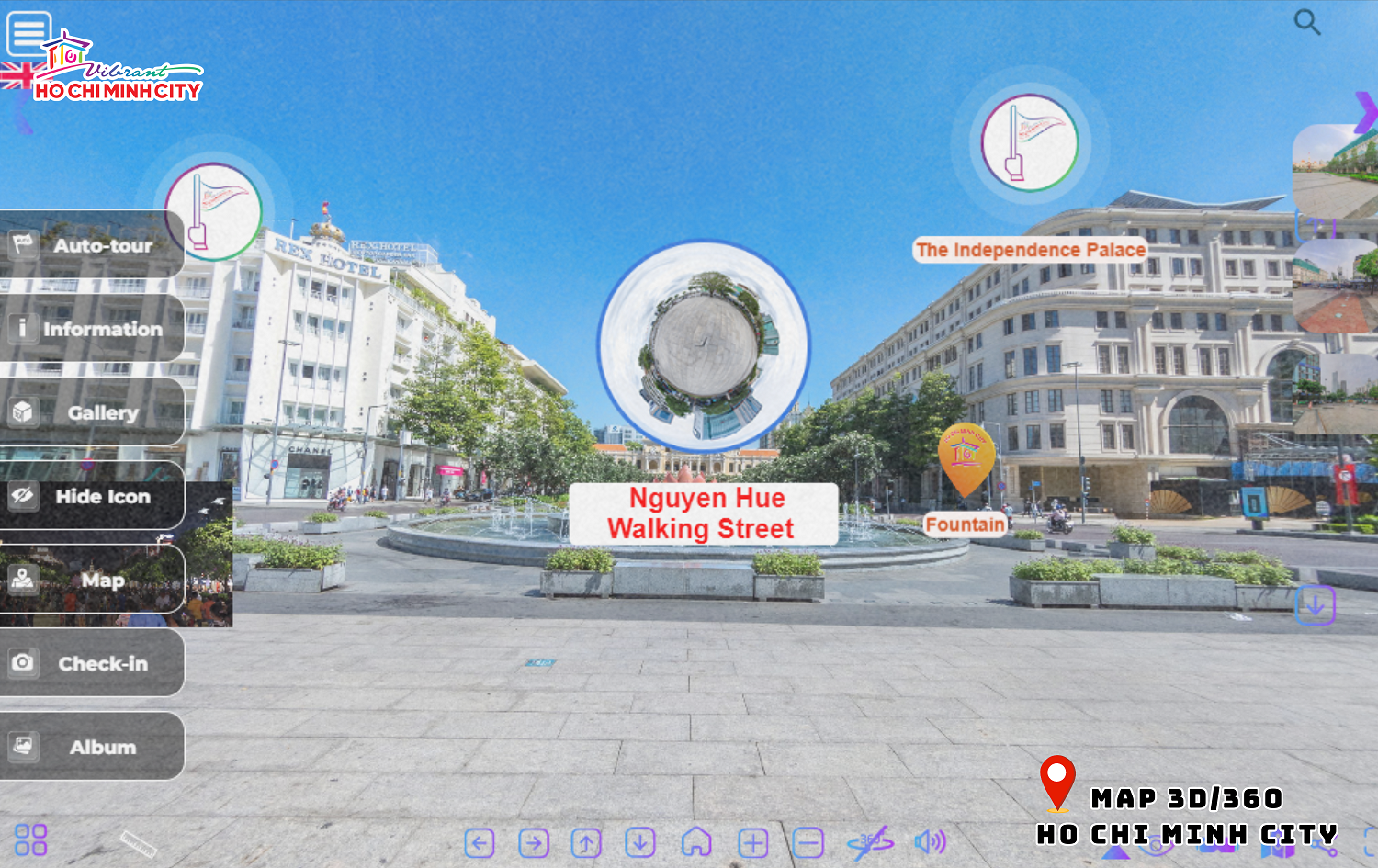 Create an automatic tour (auto tour)