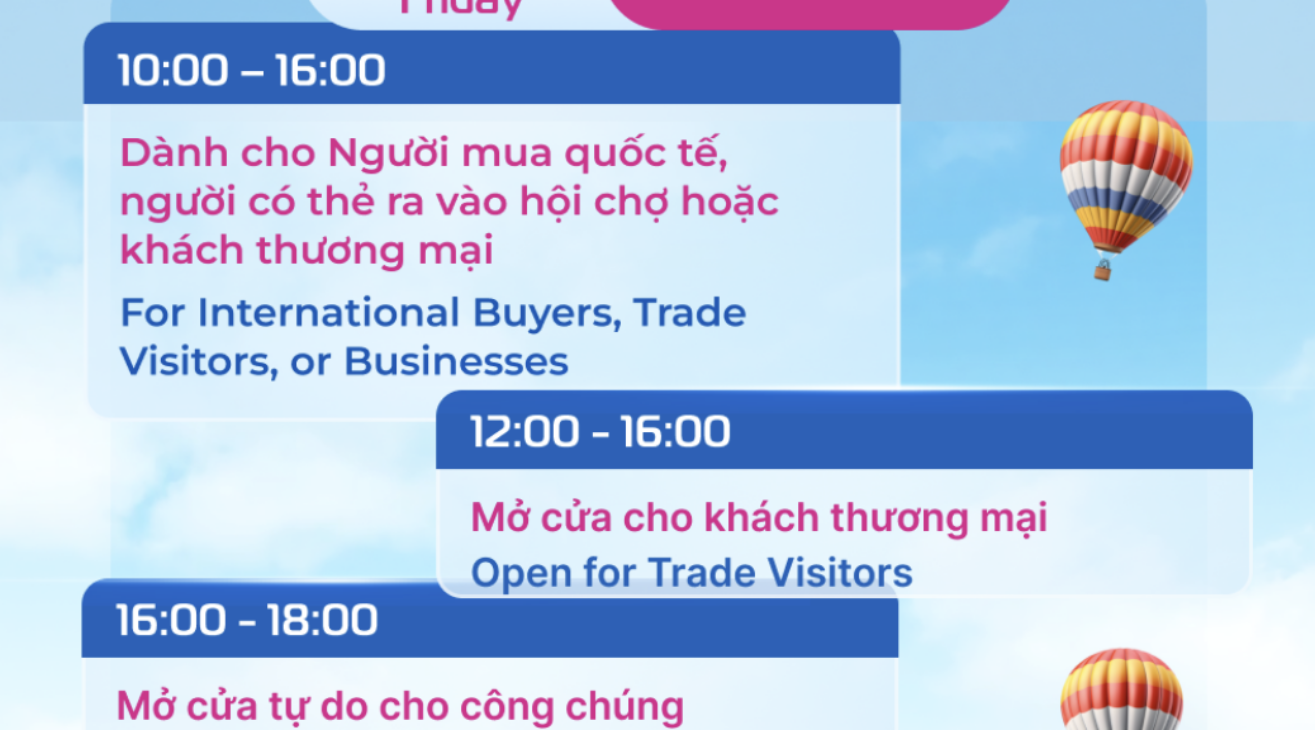 VISIT SCHEDULE FOR ITE HCMC 2025!