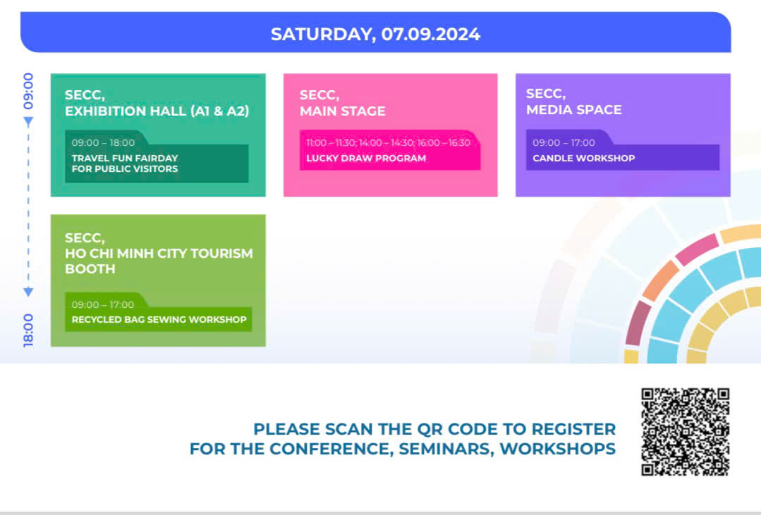 Lịch trình ITE HCMC 2024 ngày 07/09/2024