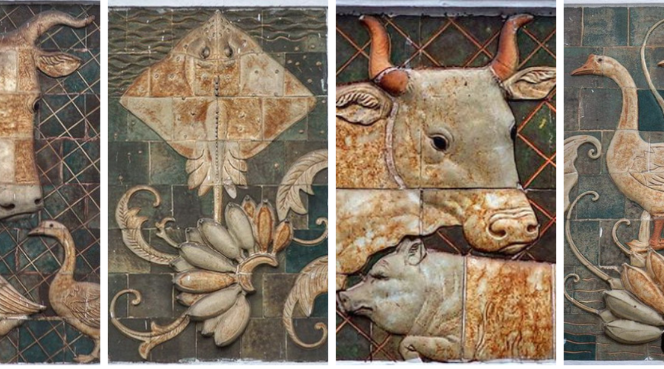 The 12 Relief Sculptures of Ben Thanh Market: The Story of Southern Produce Through 4 Portals